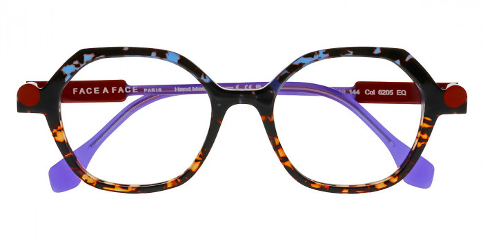 Face a Face™ KYOTO 2 6205 50 - Blue Orange Gradient Tortoise