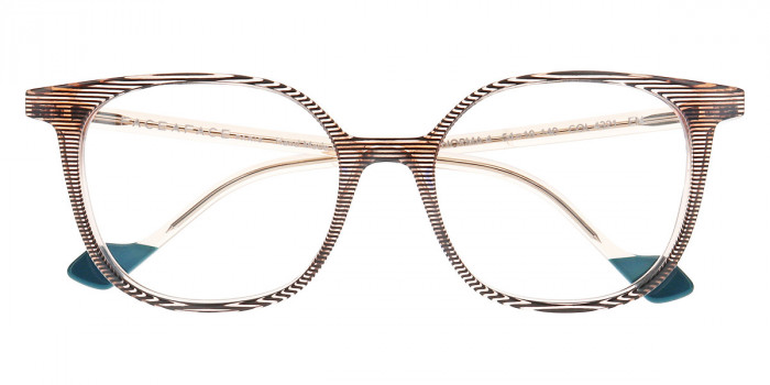 Face a Face™ NORMA 4 4321 54 - Transparent Striped Amber