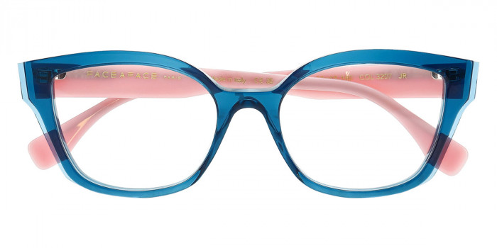 Face a Face™ OFFSET 1 3207 52 - Gray Blue Petrol Transparent