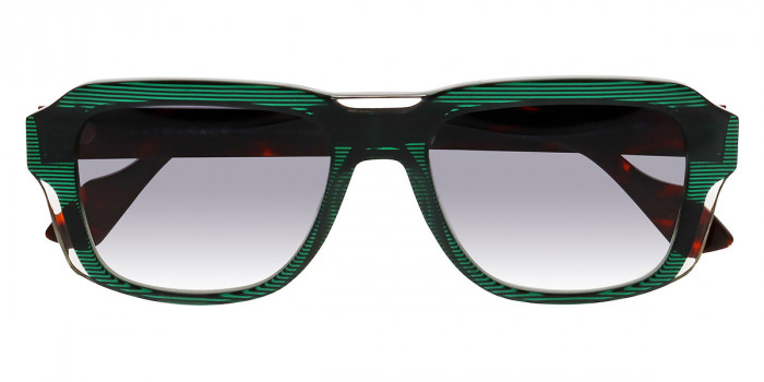Face a Face™ SHIRO 2 1107 55 - Transparent Striped Dark Green
