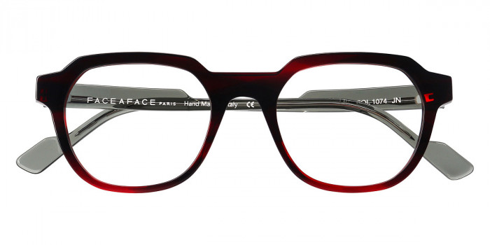 Face a Face™ STAMP 1 1074 50 - Red Transparent Tortoise