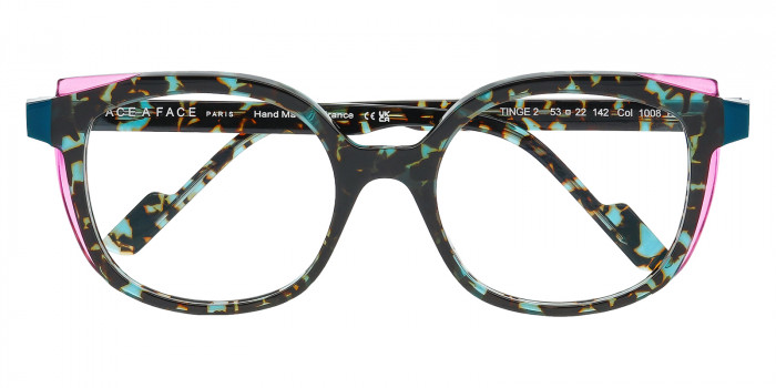 Face a Face™ TINGE 2 1008 53 - Transparent Granite Tortoise