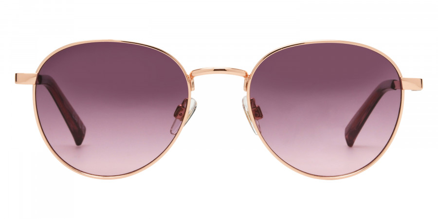 Foster Grant™ - Fashion Rose Gold Round Sunglasses 460
