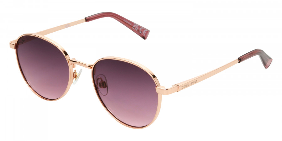 Foster Grant™ - Fashion Rose Gold Round Sunglasses 460
