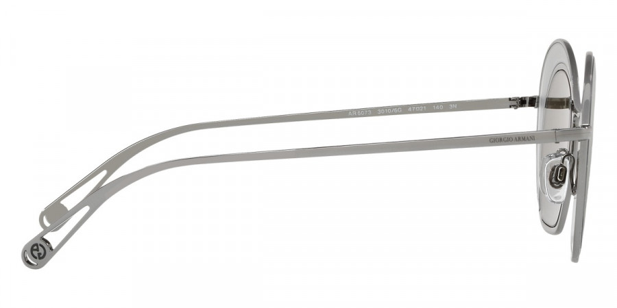 Color: Gray/Gunmetal (30106G) - Giorgio Armani AR607330106G47