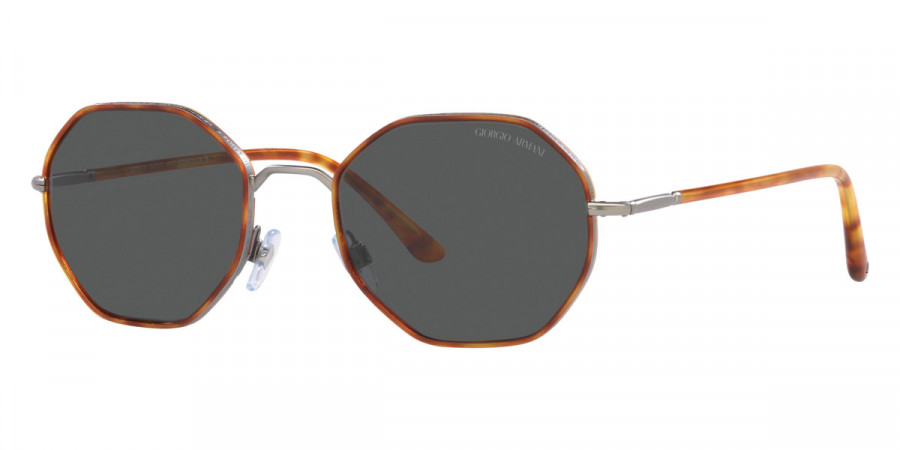 Color: Matte Gunmetal/Red Havana (333287) - Giorgio Armani AR6112J33328752