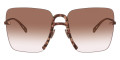 Havana Bordeaux / Clear Gradient Pink