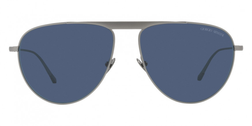 Giorgio Armani AR6131 300380 58 Matte Gunmetal Sunglasses