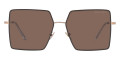 Rose Gold/Black / Dark Brown
