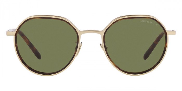 GIORGIO ARMANI™ AR6144 30022A 49 - Matte Pale Gold and Red Havana