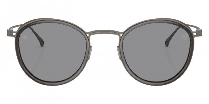 GIORGIO ARMANI™ AR6148T 328087 46 - Transparent Gray/Matte Gunmetal