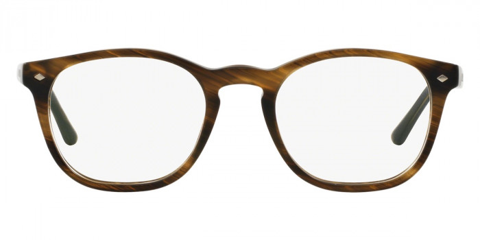 GIORGIO ARMANI™ AR7074 5405 50 - Striped Matte Dark Brown