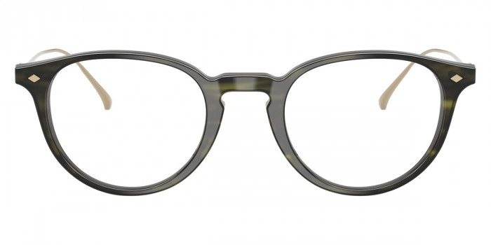 GIORGIO ARMANI™ AR7270T 6208 49 - Striped Green/Pale Gold