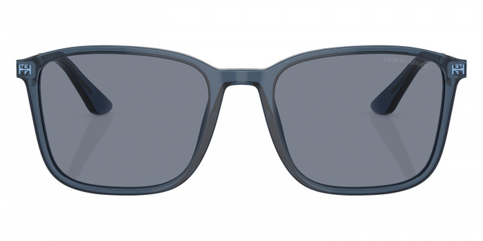 GIORGIO ARMANI™ AR8197 603519 55 - Transparent Blue/Antique Gunmetal