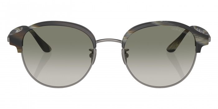 GIORGIO ARMANI™ AR8215 60668E 52 - Matte Green Horn/Matte Gunmetal