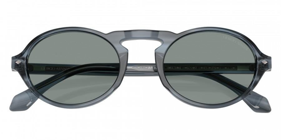 Color: Striped Blue (634356) - GIORGIO ARMANI AR8219U63435652