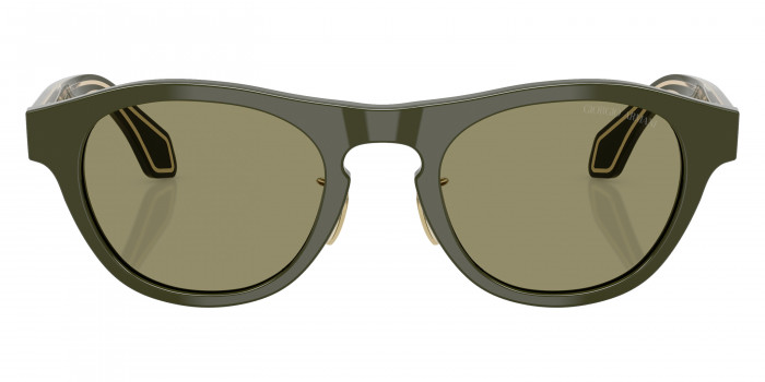 GIORGIO ARMANI™ AR8225 61932A 49 - Solid Dark Green on Crystal
