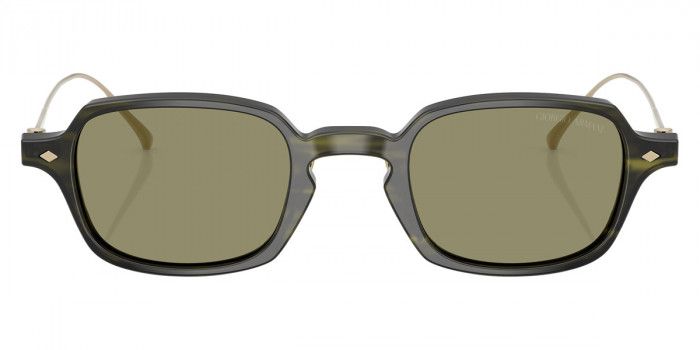 GIORGIO ARMANI™ AR8227T 62082A 46 - Striped Green/Pale Gold