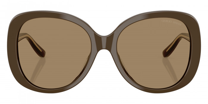 GIORGIO ARMANI™ AR8229U 595753 55 - Brown on Crystal