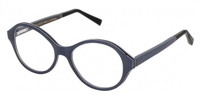 Gold & Wood™ ALEXIA 02 51 - Blue Jeans Bolivar/Gray Bolivar/Aluminium