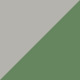 Silver Brushed/Green