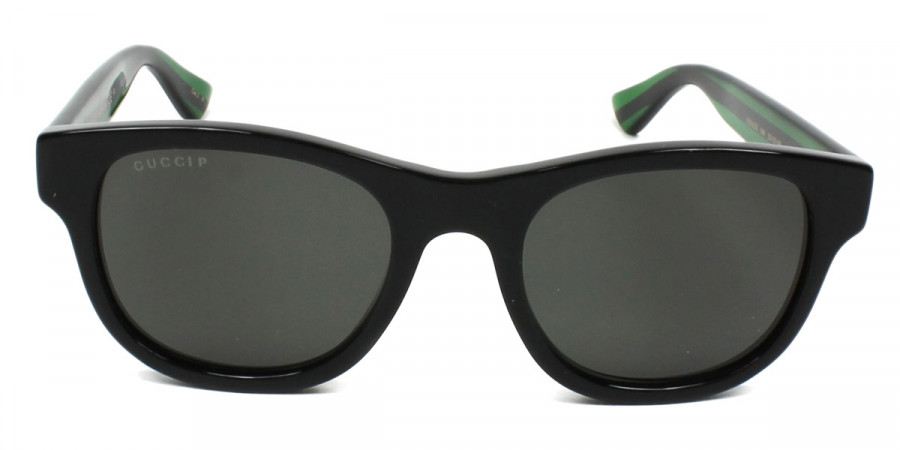 Gucci GG0003S 006 52 Green Black Sunglasses