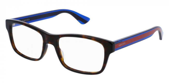 Gucci™ GG0006ON 007 55 - Havana/Blue