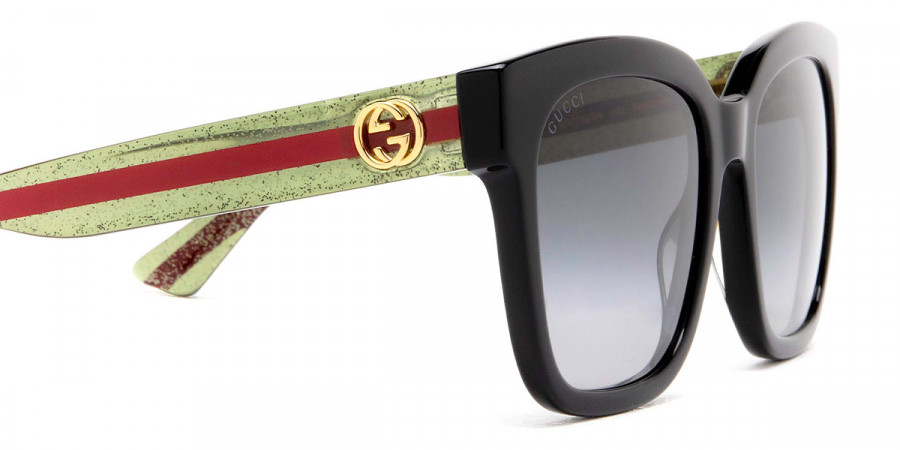Color: Black/Green (002) - Gucci GG0034SN00254