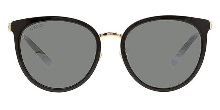 Gucci™ GG0077SK 006 56 - Black/Gold