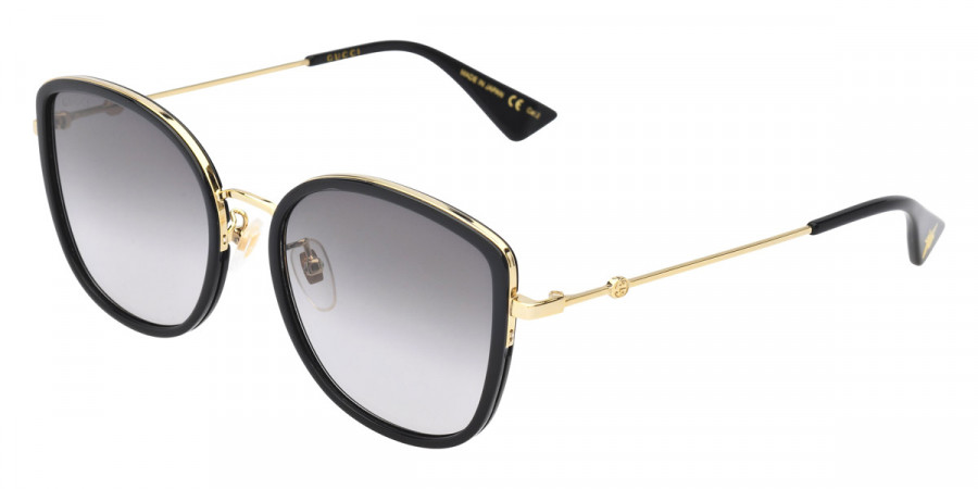 Color: Gold/Black (001) - Gucci GG0606SK00156