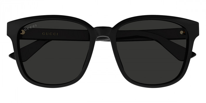 GUCCI GG0637SK ブラックサングラス 56□18-150 Gucci™ GG0637SK Rectangle Sunglasses | EyeOns.com