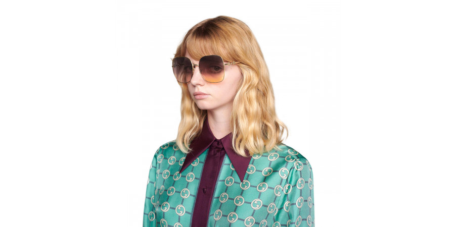 Color: Gold (002) - Gucci GG0879S00261