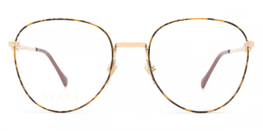 Gucci GG0880O 002 51 Havana Gold Eyeglasses