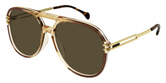 Color: Brown/Gold (002) - Gucci GG1104S00261