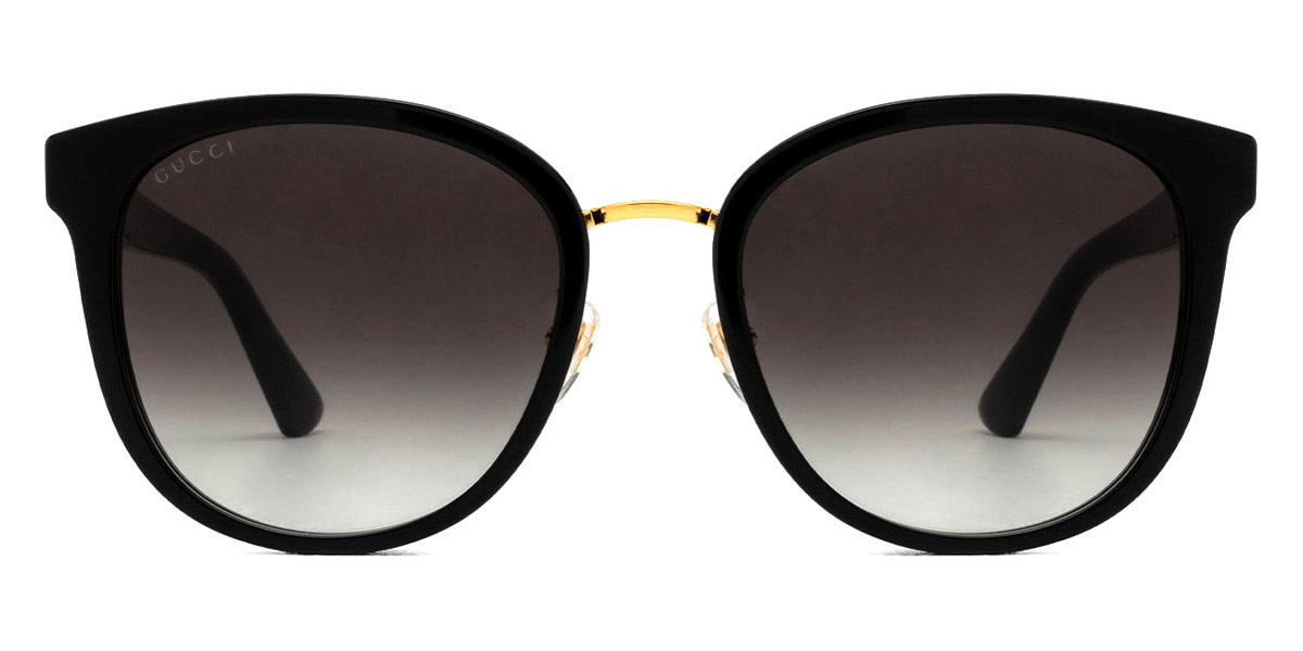 サングラス Gucci Sunglasses GG1181SK 001 Black Classic Round Asian Fit Gucci GG1181SK 001 Sunglasses - US