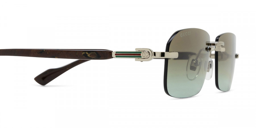 Color: Silver/Brown (008) - Gucci GG1221S00856