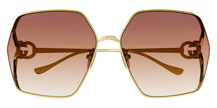 サングラス Gucci Sunglasses GG1322SA Oversized Asian Fit l Brown Amazon.com: Gucci GG1322SA Gold/Brown Shaded 64/16/135 women