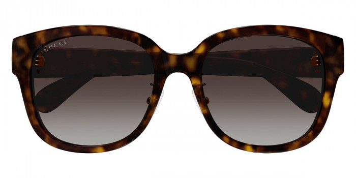 GUCCI サングラス GG1409SK-004 HAVANA ユニセックス Gucci™ GG1409SK Cat-Eye Sunglasses | EyeOns.com