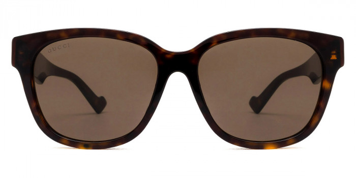 GUCCI サングラス GG1430SK-004 BLACK HAVANA ユニセックス Gucci™ GG1430SK Square Sunglasses | EyeOns.com