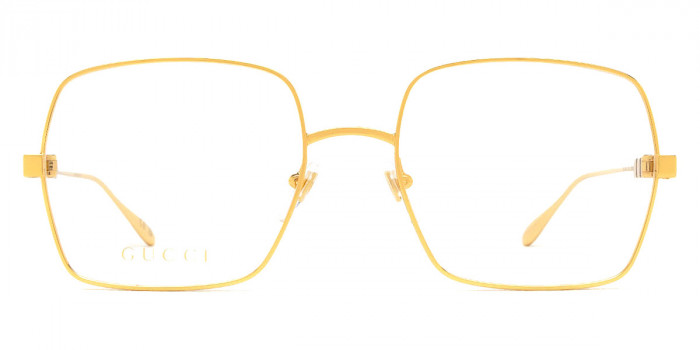 GUCCI スクエアフレームメガネ GG1434O 001 Gucci™ GG1434O Oversized Eyeglasses | EyeOns.com