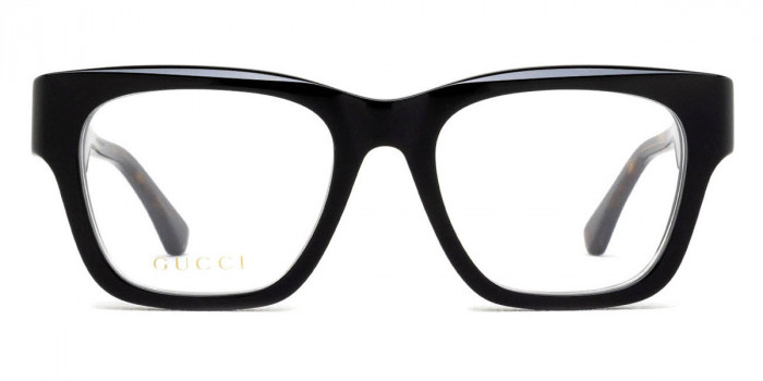 メガネ GUCCI Gucci - GG1665O - 005 BLACK HAVANA TRANSPAR Authentic Gucci EyeGlasses GG1665O 005 Black / Havana Full