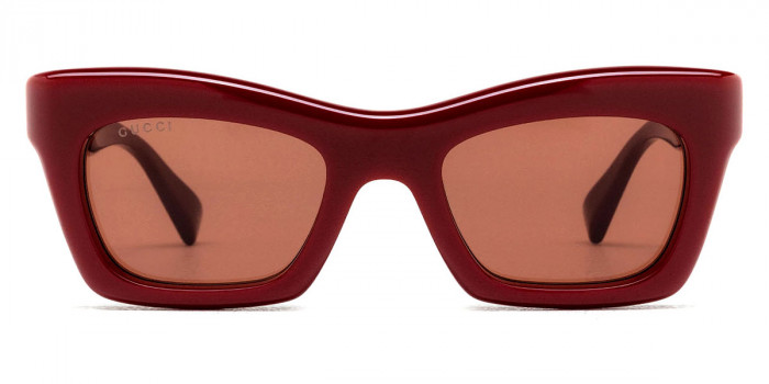 サングラス GUCCI Gucci - GG1835S - 003 burgundy burgundy red Gucci GG1835S 003 Rectangular Sunglasses Burgundy - eye-oo.com