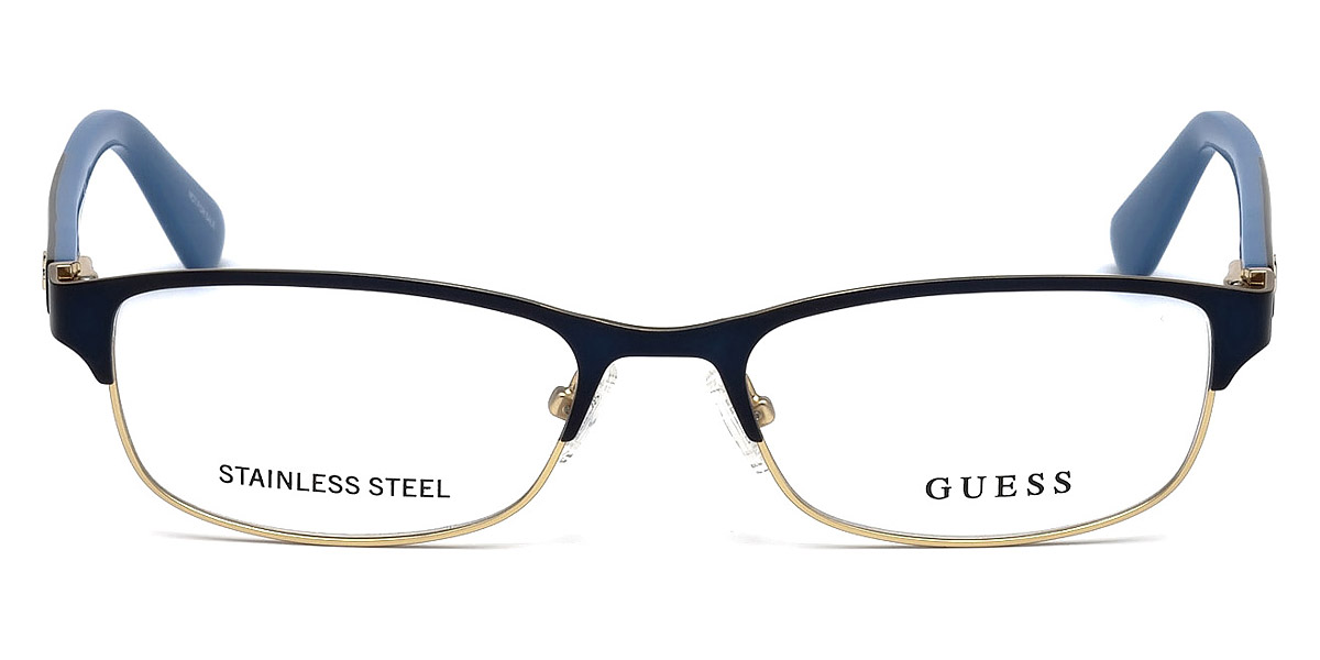 Guess™ GU2614 091 52 Matte Blue Eyeglasses