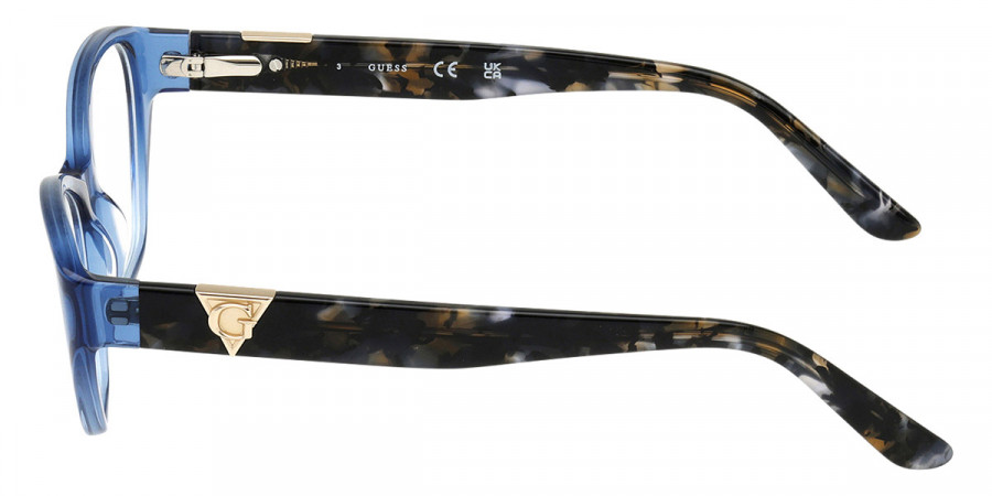 Color: Shiny Blue/Light Blue/Havana (090) - Guess GU5016209051
