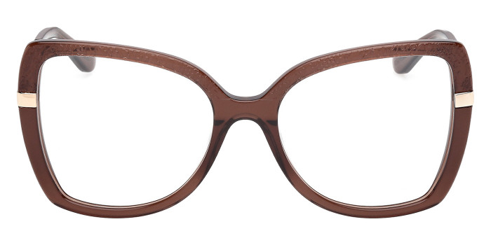 Guess™ GU50245 048 54 - Shiny Dark Brown/Shiny Pale Gold