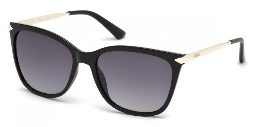Guess black shop and gold sunglasses
