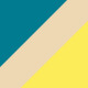 Sea Green/Yellow/Transparant Beige