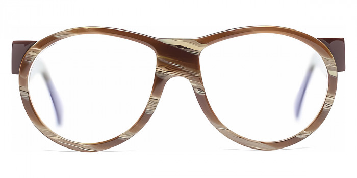 Henau™ GAGA 0H32 49 - Light Brown Horn/Ivory/Dark Brown Horn/Burgundy