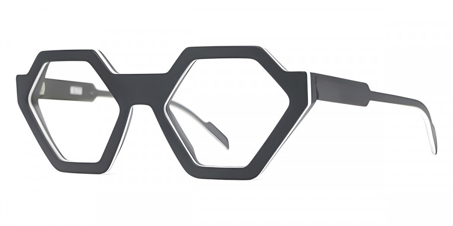 Color: Black/White/Black Matte (K61S) - Henau HENHECTORK61S53