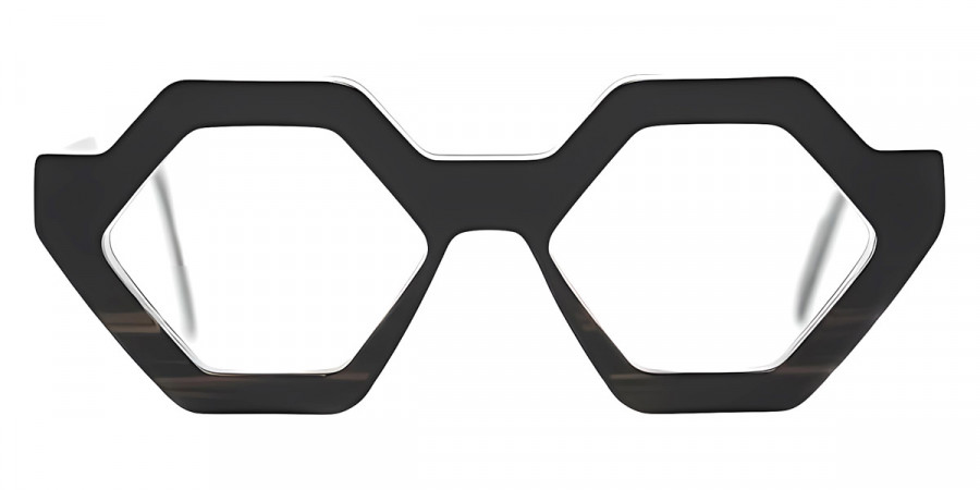 Henau™ HEXAFORTE V45 48 - Black/White/Gray Striped Transparent